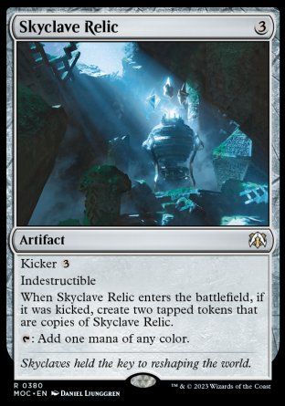 Skyclave Relic (March of the Machine Commander Decks) Trading Card