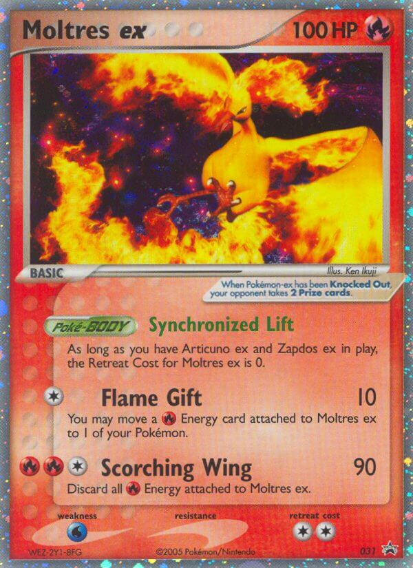 Moltres ex EX (31/40) - Nintendo Black Star Promos Pokémon Card