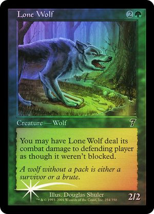 Lone Wolf (7th Edition - Foil)