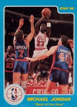 Michael Jordan 1986 Star Best of the New/Old Basketball