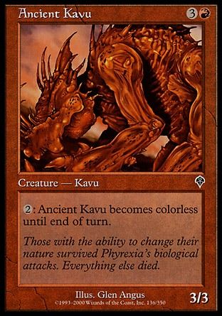 Ancient Kavu (Invasion) Trading Card