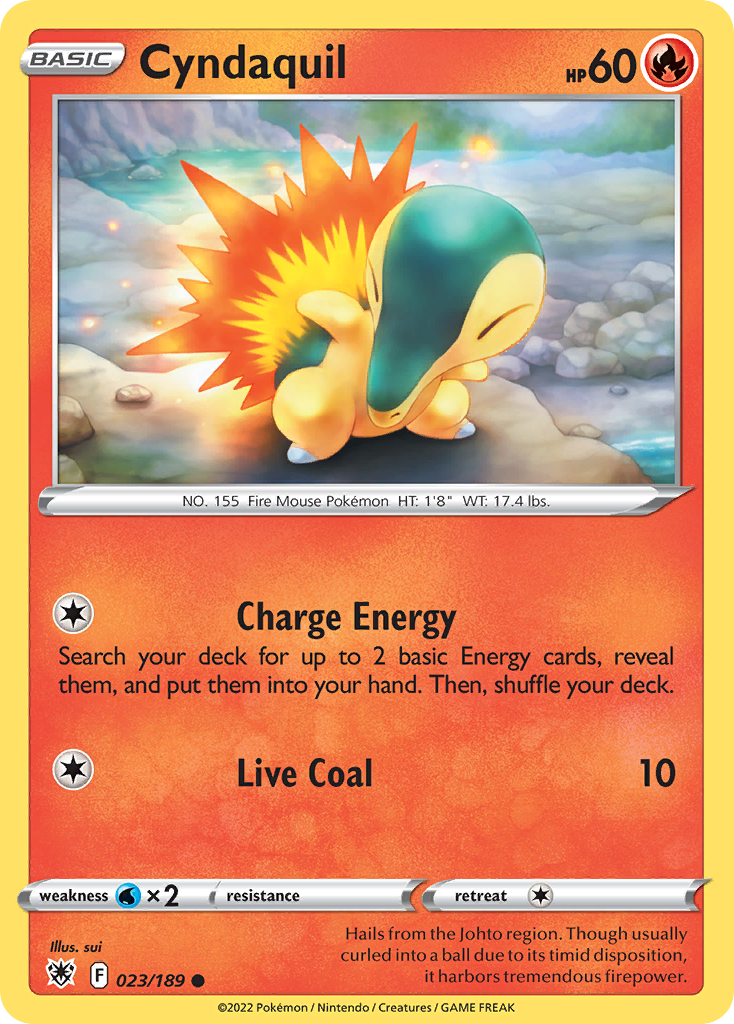 Cyndaquil (23/189) - Astral Radiance Pokémon Card