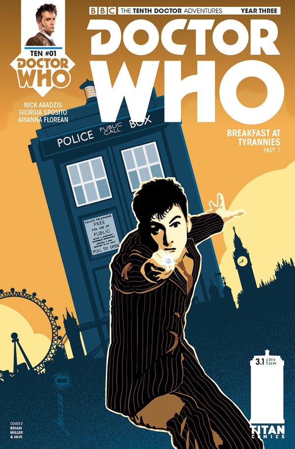 Doctor Who 10th Year Three #1 (Cover E Miller)