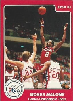 Moses Malone 1984 Star #201 Sports Card