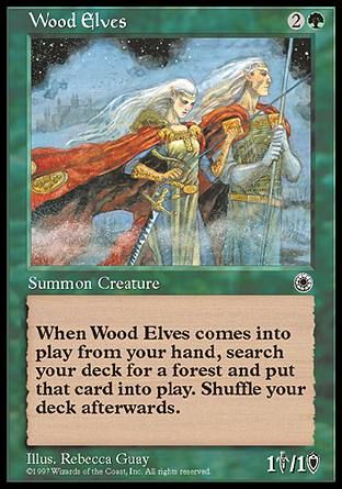 Wood Elves (Portal) Trading Card