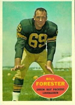 Bill Forester 1960 Topps #58 Sports Card