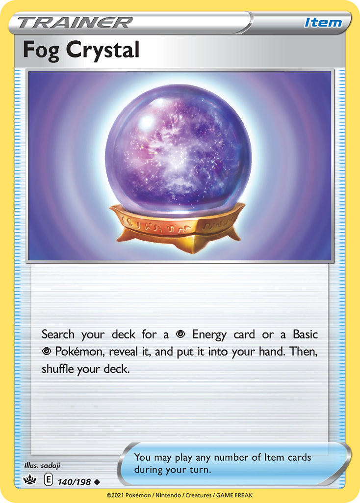 Fog Crystal (Trainer: Item) (140/198) - Chilling Reign Pokémon Card