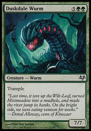 Duskdale Wurm (Eventide) Trading Card