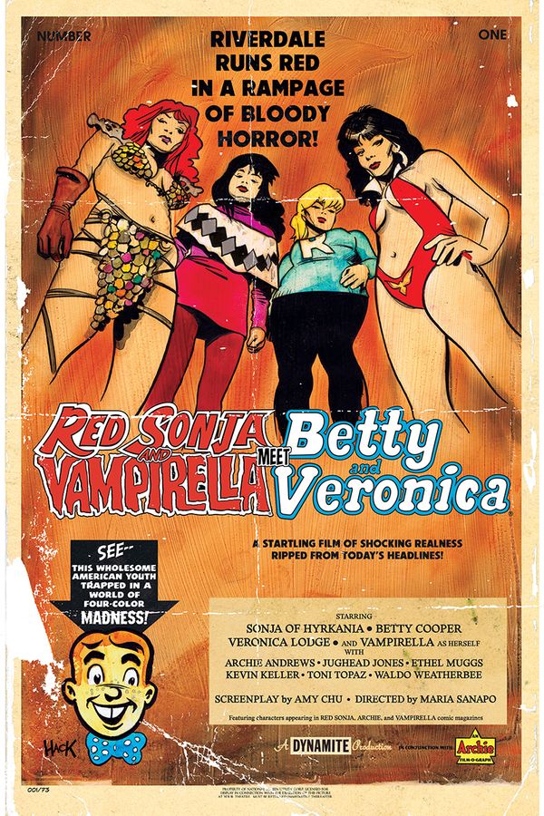 Red Sonja and Vampirella Meet Betty and Veronica  #1 (Cover C Hack)