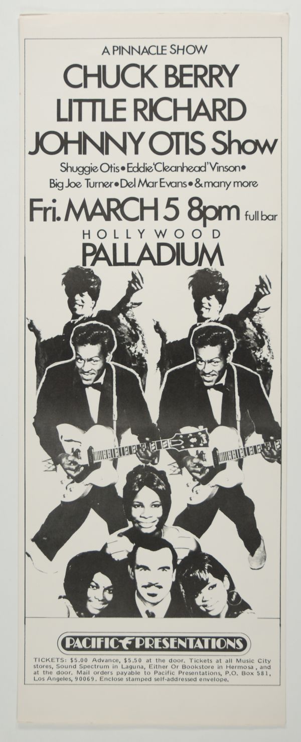 Chuck Berry & Little Richard Hollywood Palladium 1971