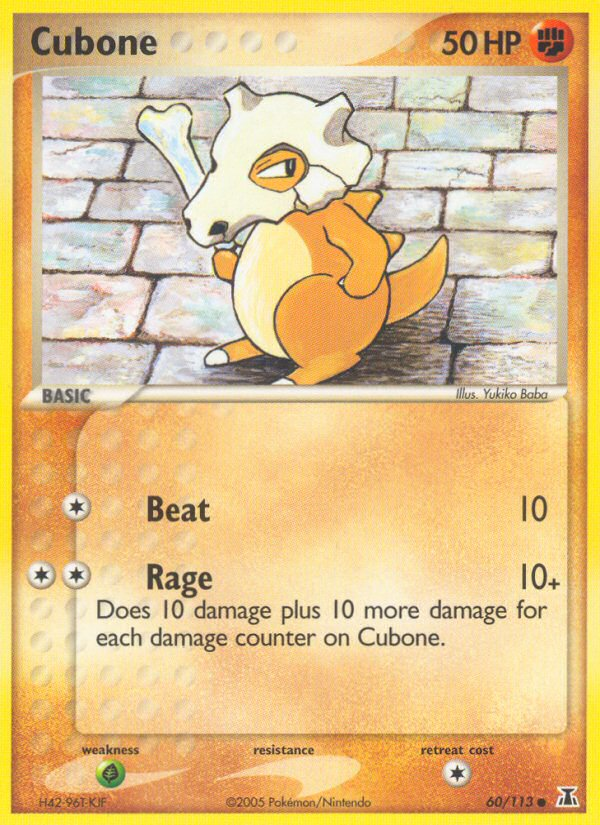 Cubone (60/113) - Delta Species Pokémon Card