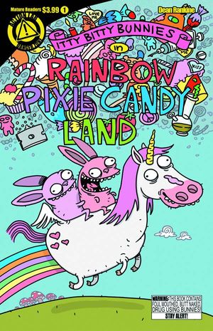 Itty Bitty Bunnies In Rainbow Pixie Candy Land #1 (Main Cover)