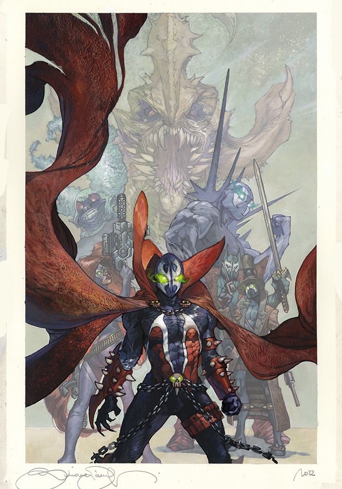 Spawn #376 (Cvr C Inc 1:50 Simone Bianchi Foil Virgin Variant) Comic