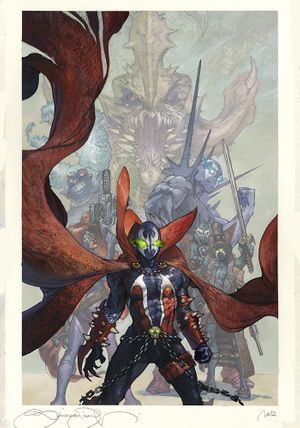 Spawn #376 (Cvr C Inc 1:50 Simone Bianchi Foil Virgin Variant)