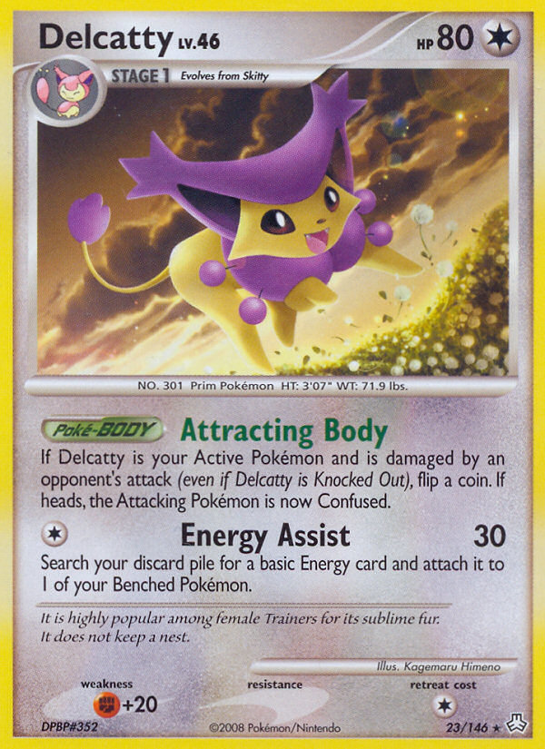 Delcatty (23/146) - Legends Awakened Pokémon Card