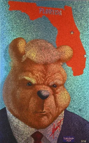 Do You Pooh #1 Trump 2024 Foil Edition E comic cover