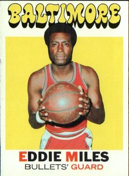 Eddie Miles 1971 Topps #44 Sports Card