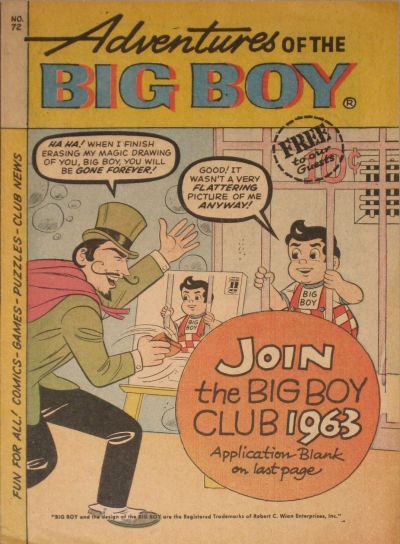 Adventures of Big Boy #72 [West] Comic