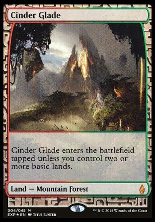 Cinder Glade (Zendikar Expeditions) Trading Card