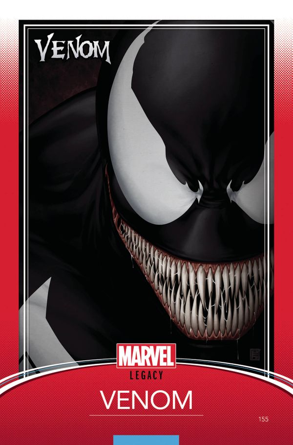 Venom #155 (Christopher Trading Card Variant Leg)
