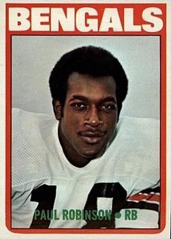 Paul Robinson 1972 Topps #219 Sports Card