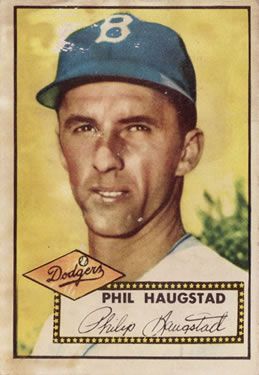 Phil Haugstad 1952 Topps #198 Sports Card