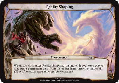 Reality Shaping (Planechase Anthology) Trading Card