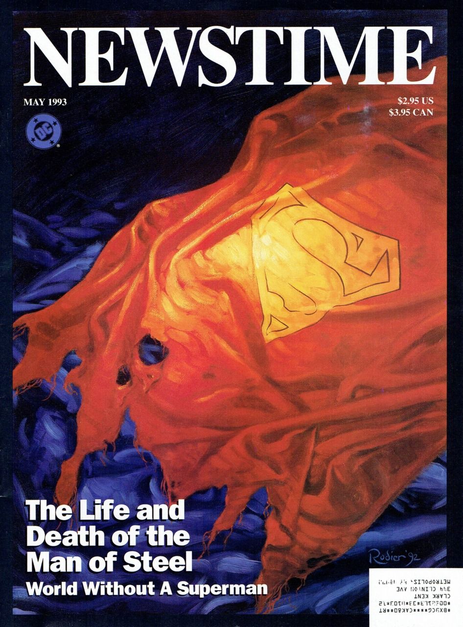 Newstime: The Life and Death of Superman #nn Comic