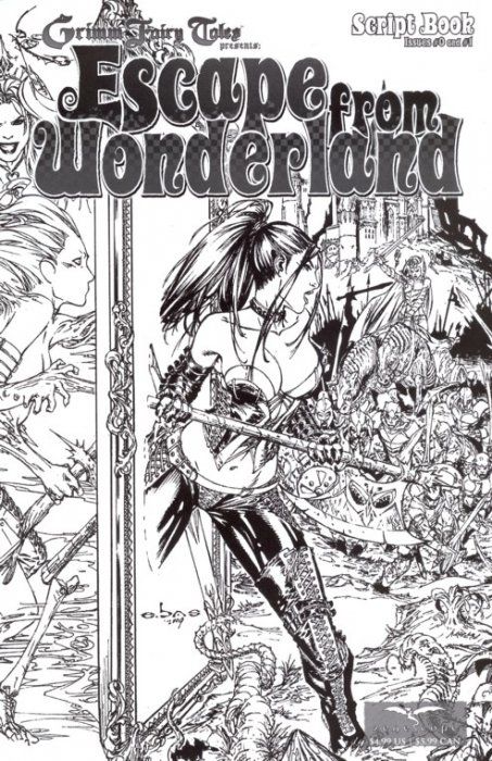 Escape from Wonderland Script Book #nn Comic