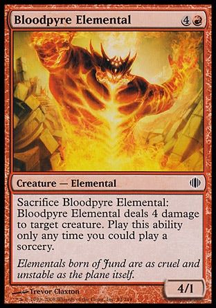 Bloodpyre Elemental (Shards of Alara) Trading Card