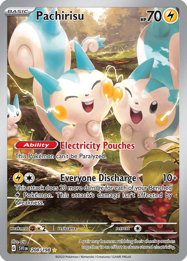 Pachirisu (208/198) - Scarlet & Violet Pokémon Card