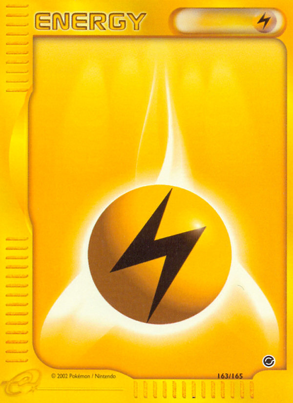 Lightning Energy (163/165) - Expedition Base Set Pokémon Card