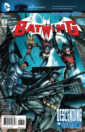 SIGNED JIMMY PALMIOTTI BATWING #23 DC NEW 52 BATMAN INCORPORATED LUCAS FOX 