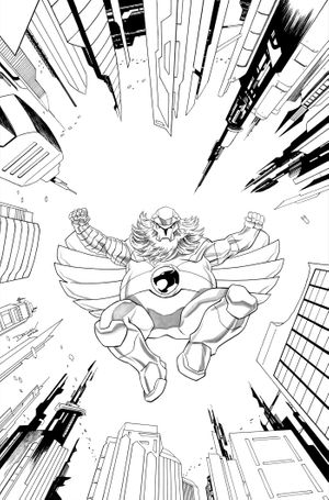 Thundercats X Silverhawks Thunderhawks #4 (Cvr L Inc 1:7 Declan Shalvey Line Art Virgin Var)