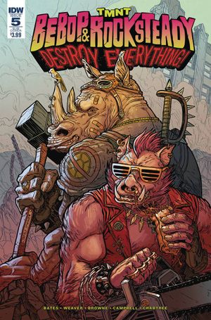 Teenage Mutant Ninja Turtles: Bebop & Rocksteady Destroy Everything #5 (Sub Variant)