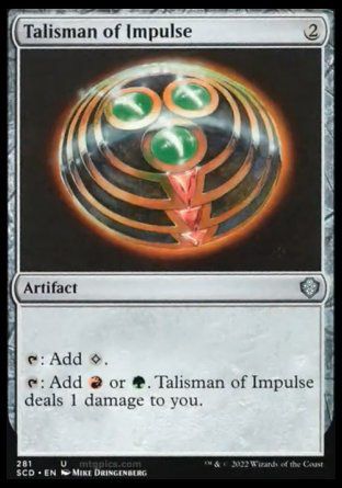 Talisman of Impulse (Starter Commander Decks) Trading Card