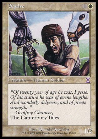 Squire (Time Spiral) Trading Card