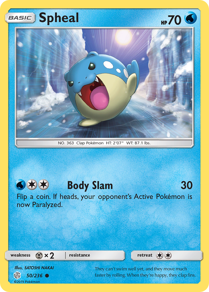 Spheal (50/236) - Cosmic Eclipse Pokémon Card