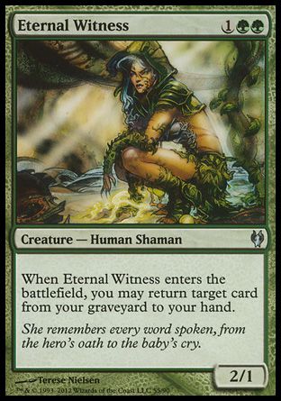 Eternal Witness (Izzet vs. Golgari) Trading Card