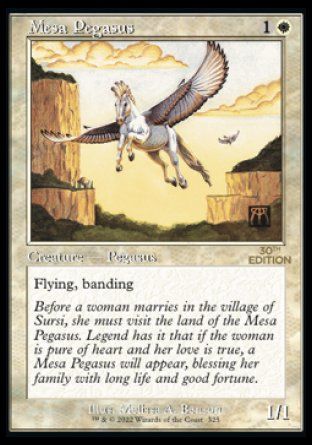 Mesa Pegasus (Magic 30th Anniversary Edition - Old Frame) Trading Card