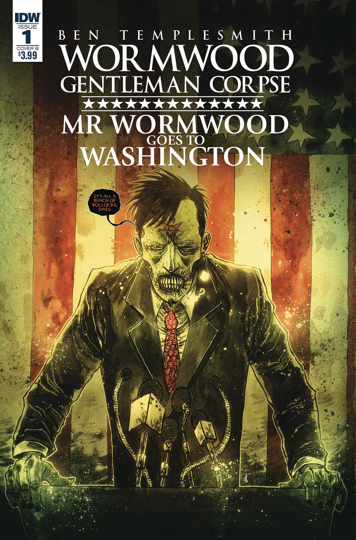 Wormwood: Gentleman Corpse - Mr. Wormwood Goes To Washington Comic