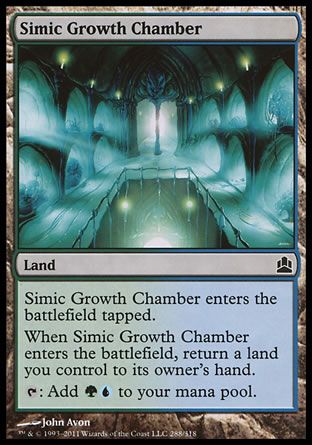 Simic Growth Chamber (MTG Commander) Trading Card