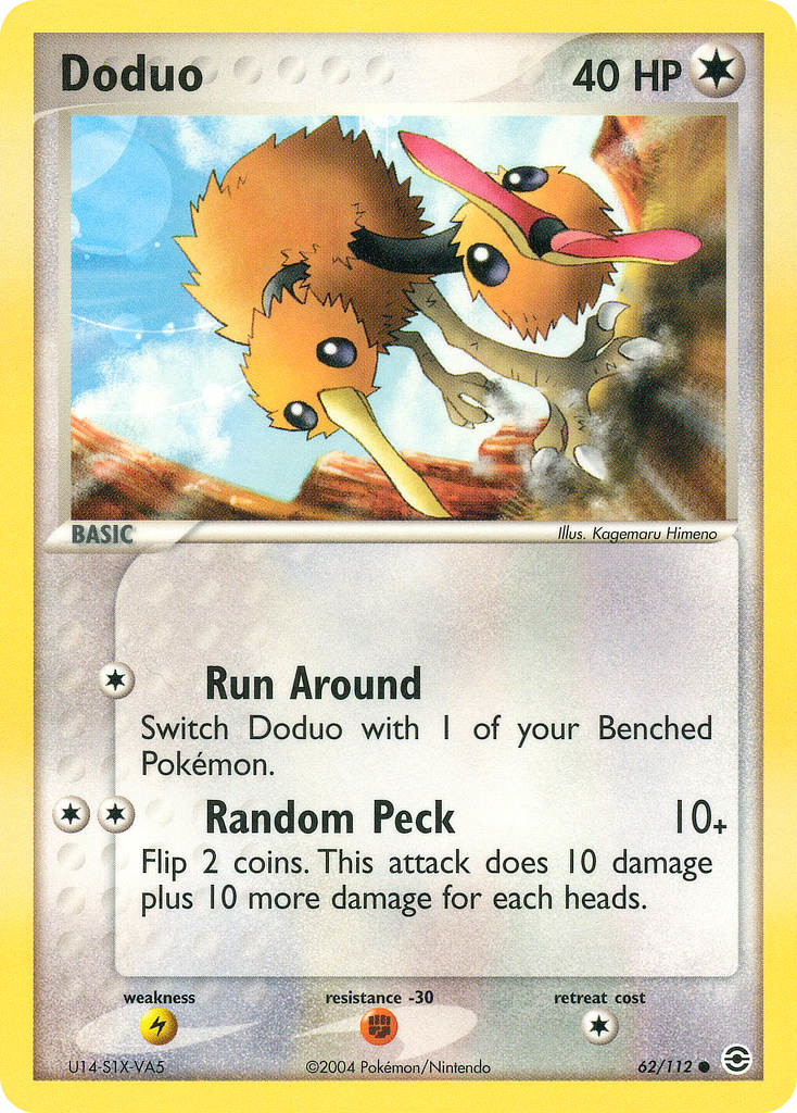 Doduo (62/112) - FireRed & LeafGreen Pokémon Card