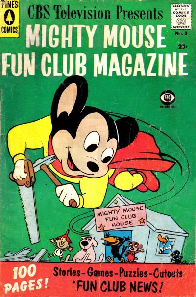 Mighty Mouse Fun Club Magazine #3 Comic
