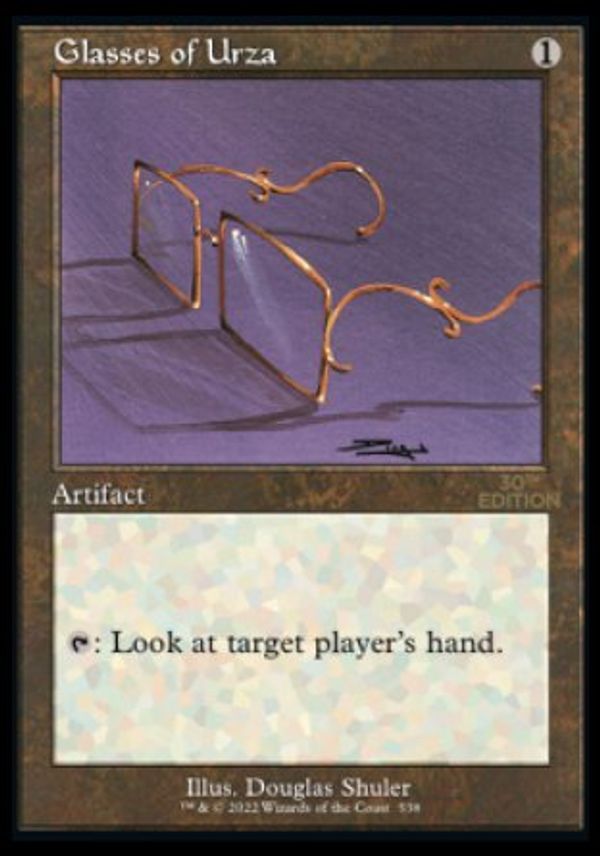 Glasses of Urza (Magic 30th Anniversary Edition - Old Frame)