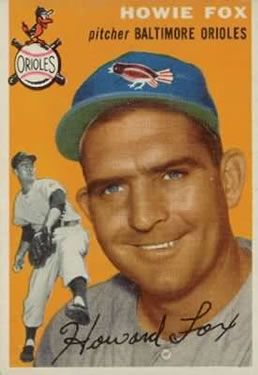 Howie Fox 1954 Topps #246 Sports Card