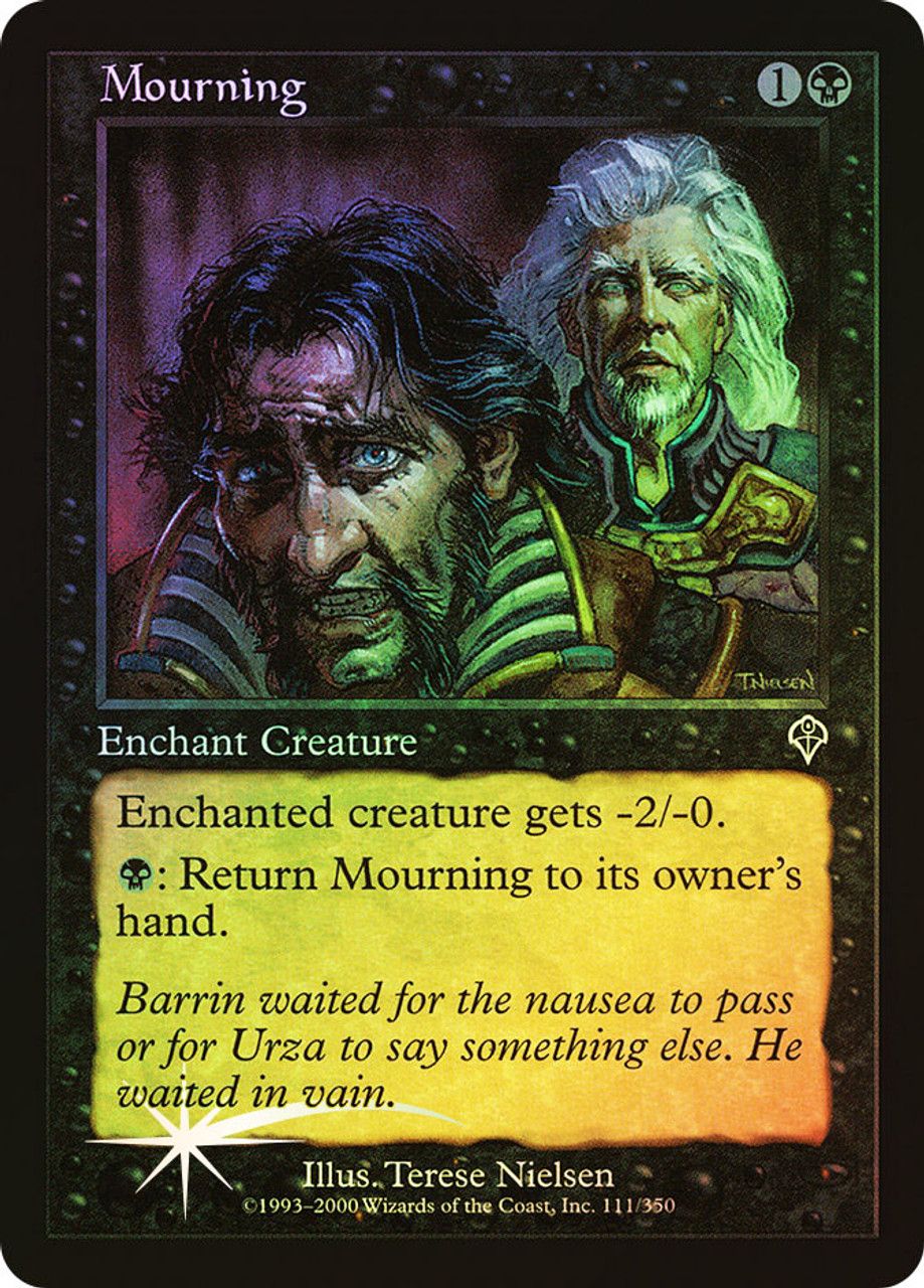 Mourning (Invasion - Foil) Trading Card