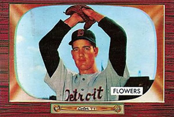 Bennett Flowers 1955 Bowman Baseball #254