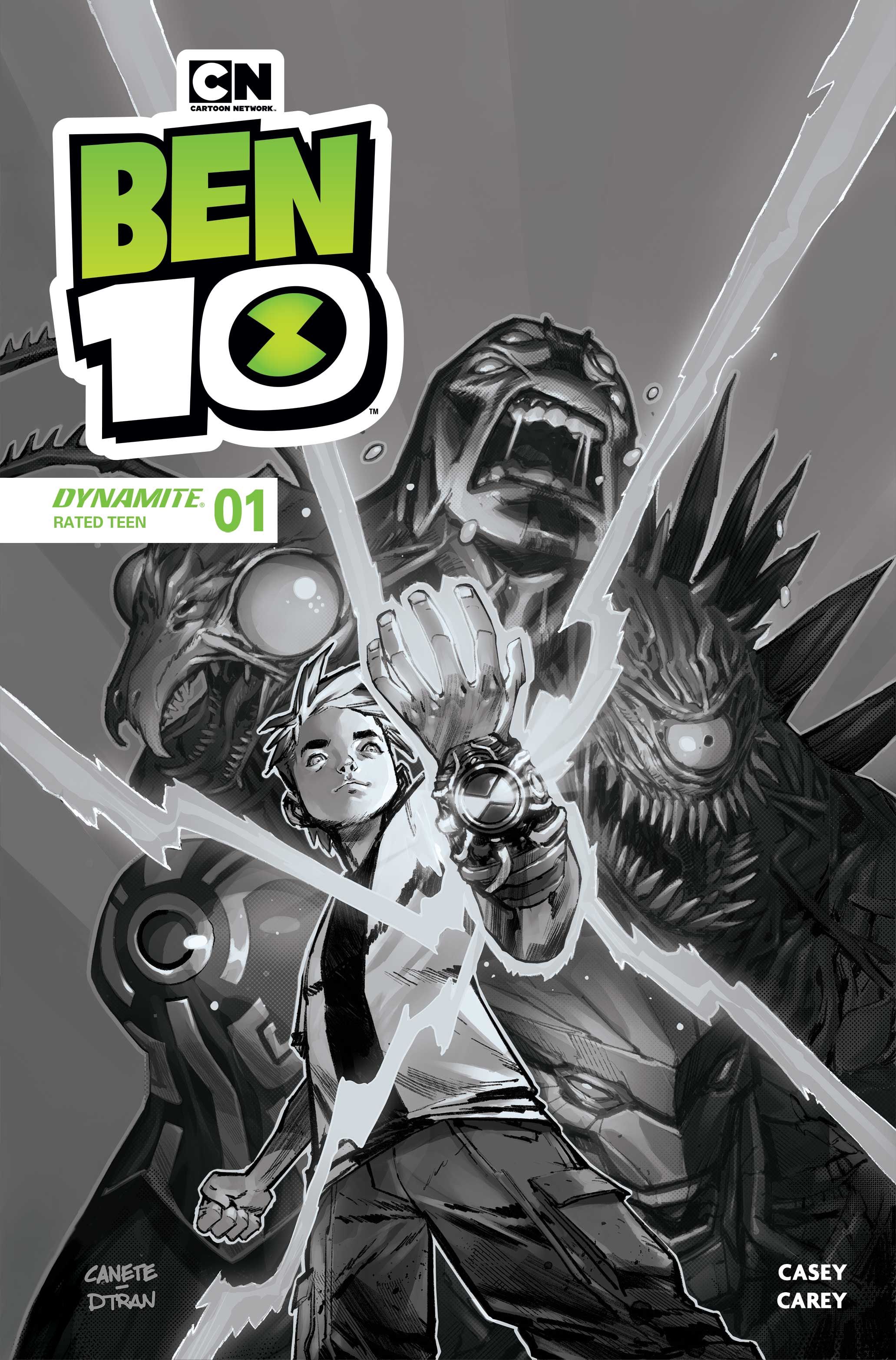 Ben 10 #1 (Cvr J Inc 1:10 Eric Canete Line Art Variant) Comic