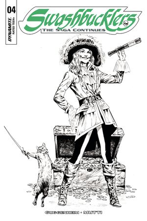 Swashbucklers Saga Continues #4 (Cover C 10 Copy Guice B&w Cover)